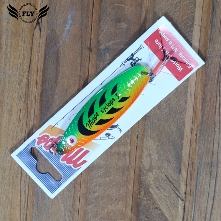 قاشقک ماهیگیری پرچمی خط مشکی 27 گرمی مپس MEPPS سایز 3