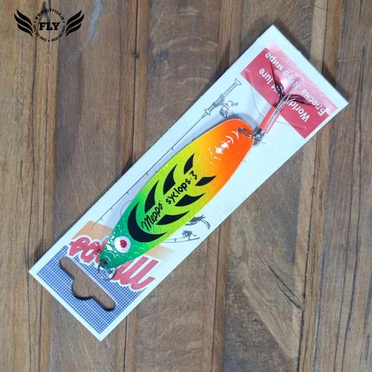 قاشقک ماهیگیری پرچمی خط مشکی 27 گرمی مپس MEPPS سایز 3