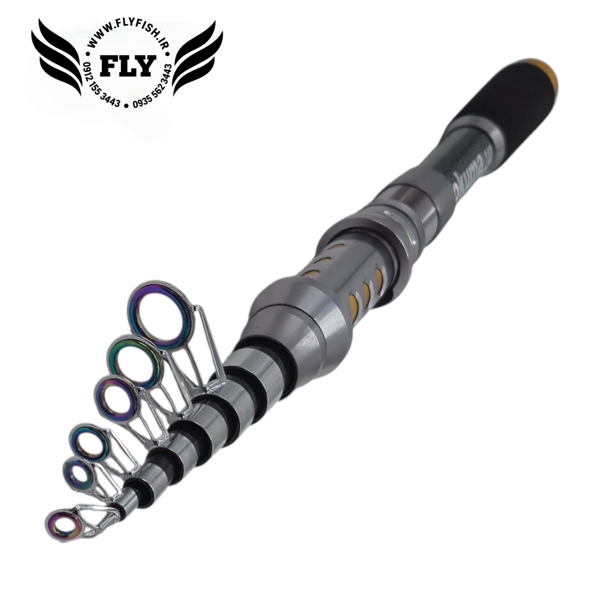 چوب ماهیگیری تلسکوپی تمام کربن اکوما OKUMA 240