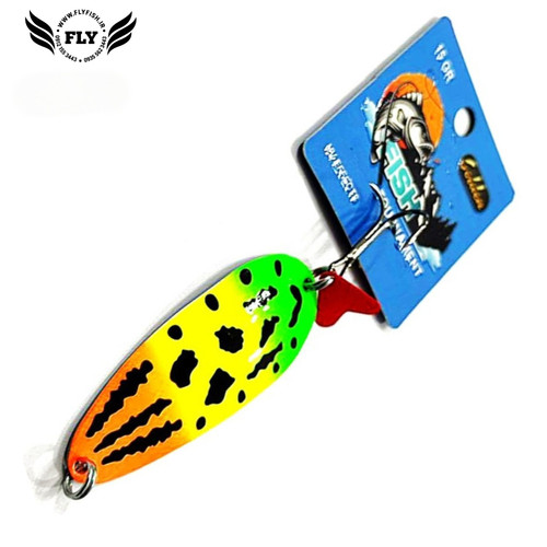 قاشقک ماهیگیری پرچمی خالدار 15 گرمی گلدن فیش GOLDEN FISH
