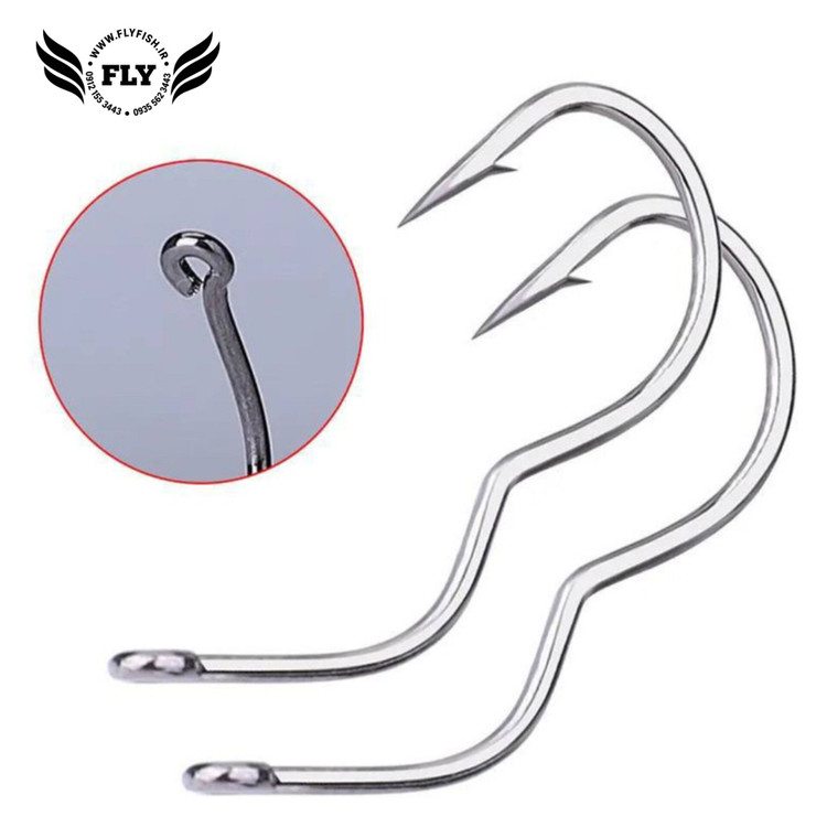 قلاب اتوماتیک ماهیگیری سایز 6 بسته 7 عددی