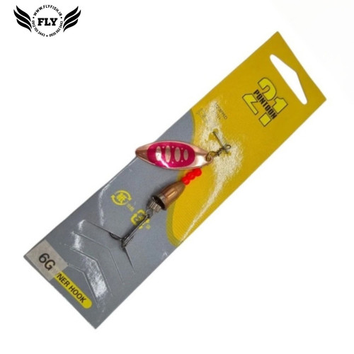 لانسه پلاک ماهیگیری PONTOON مسی طرح دار سایز 3