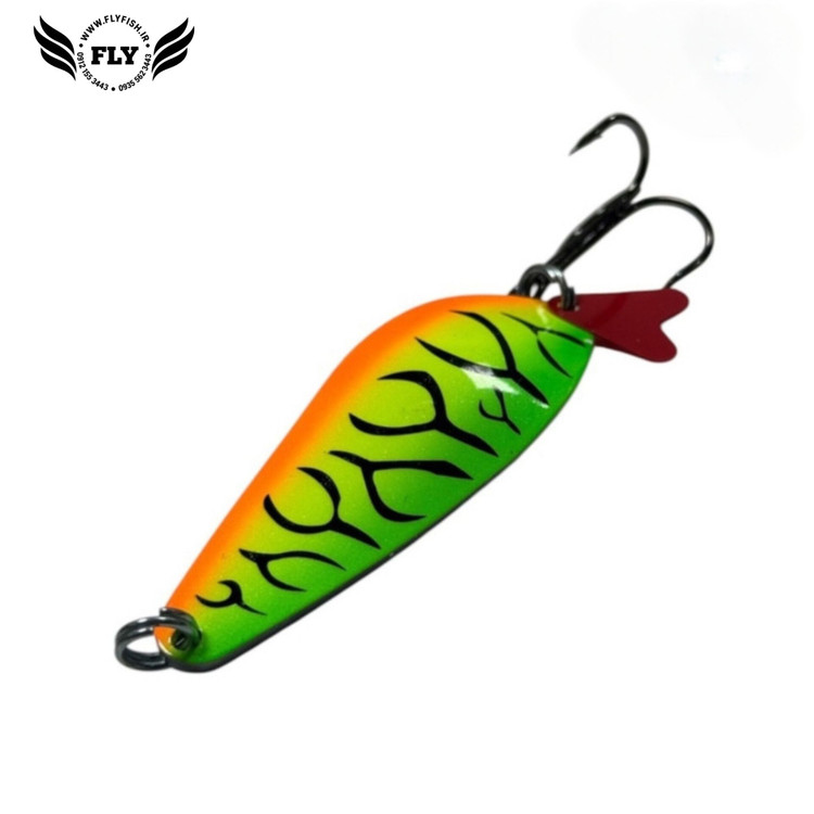 قاشقک ماهیگیری پرچمی تایگر 18 گرمی گلدن فیش GOLDEN FISH
