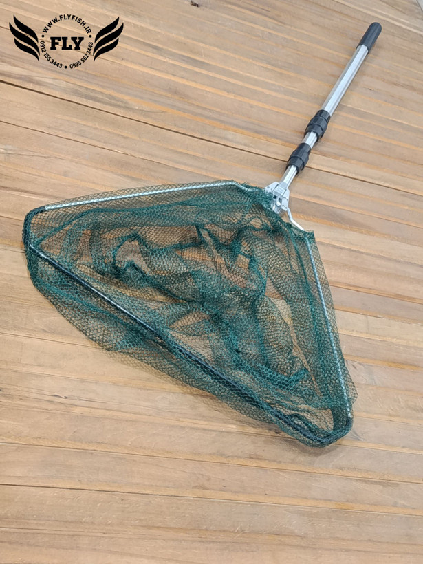 چاک ماهیگیری مثلثی تلسکوپی تاشو دهانه 40cm