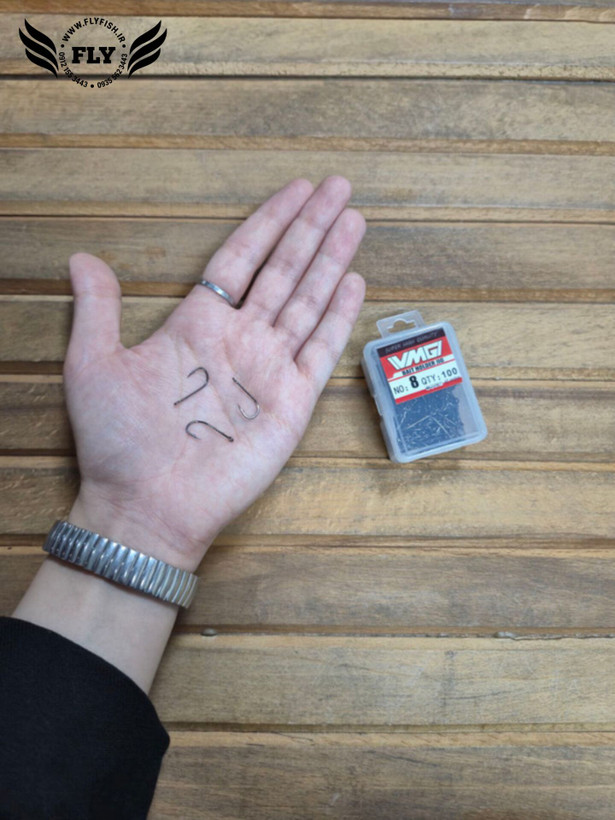 قلاب ماهیگیری VMG سایز 8 بسته 7 عددی