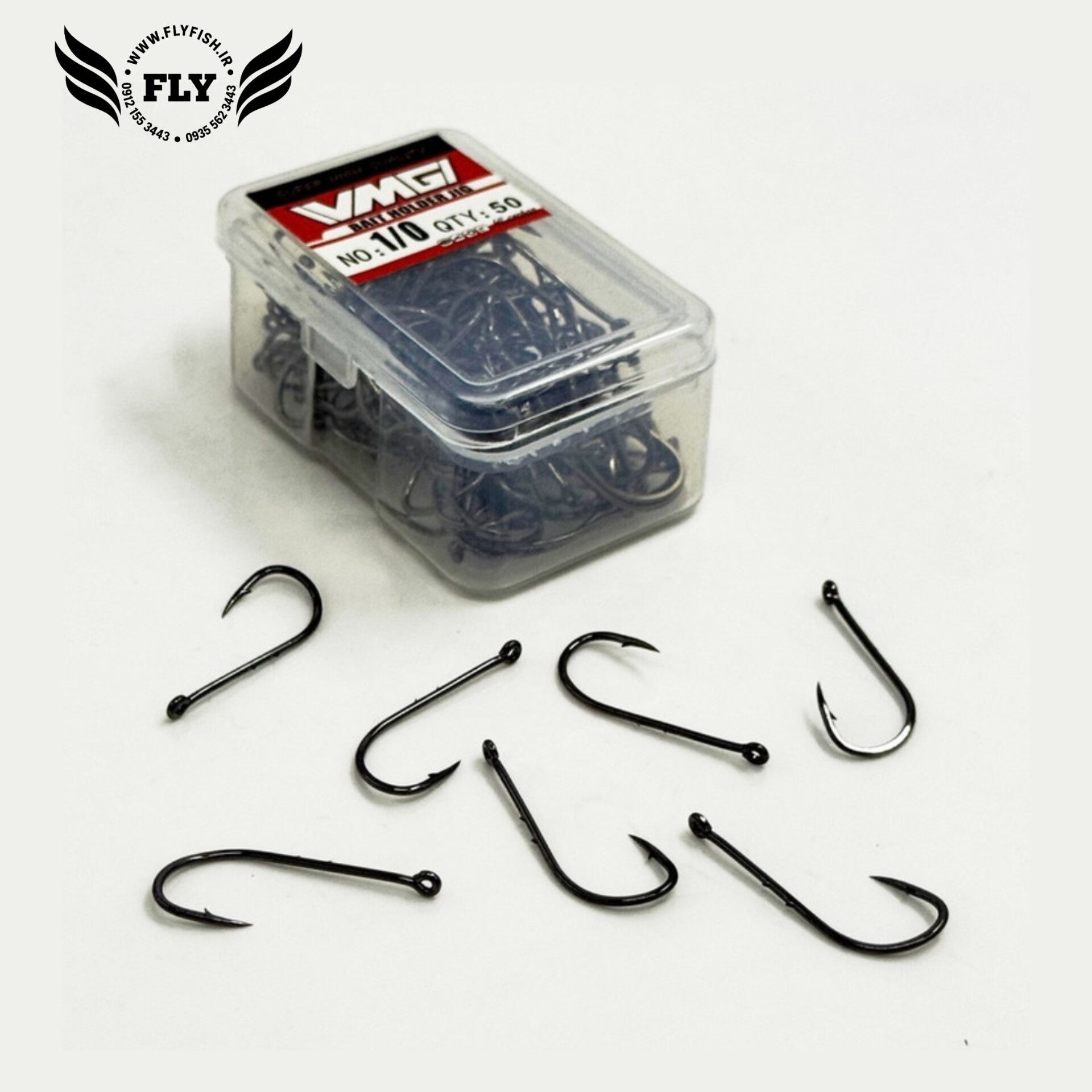 قلاب ماهیگیری VMG سایز 0.1 بسته 7 عددی