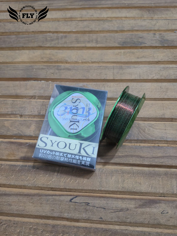 نخ ماهیگیری مونو فیلامنت (camouflage) استتاری SYOUKI green سایز 0.50