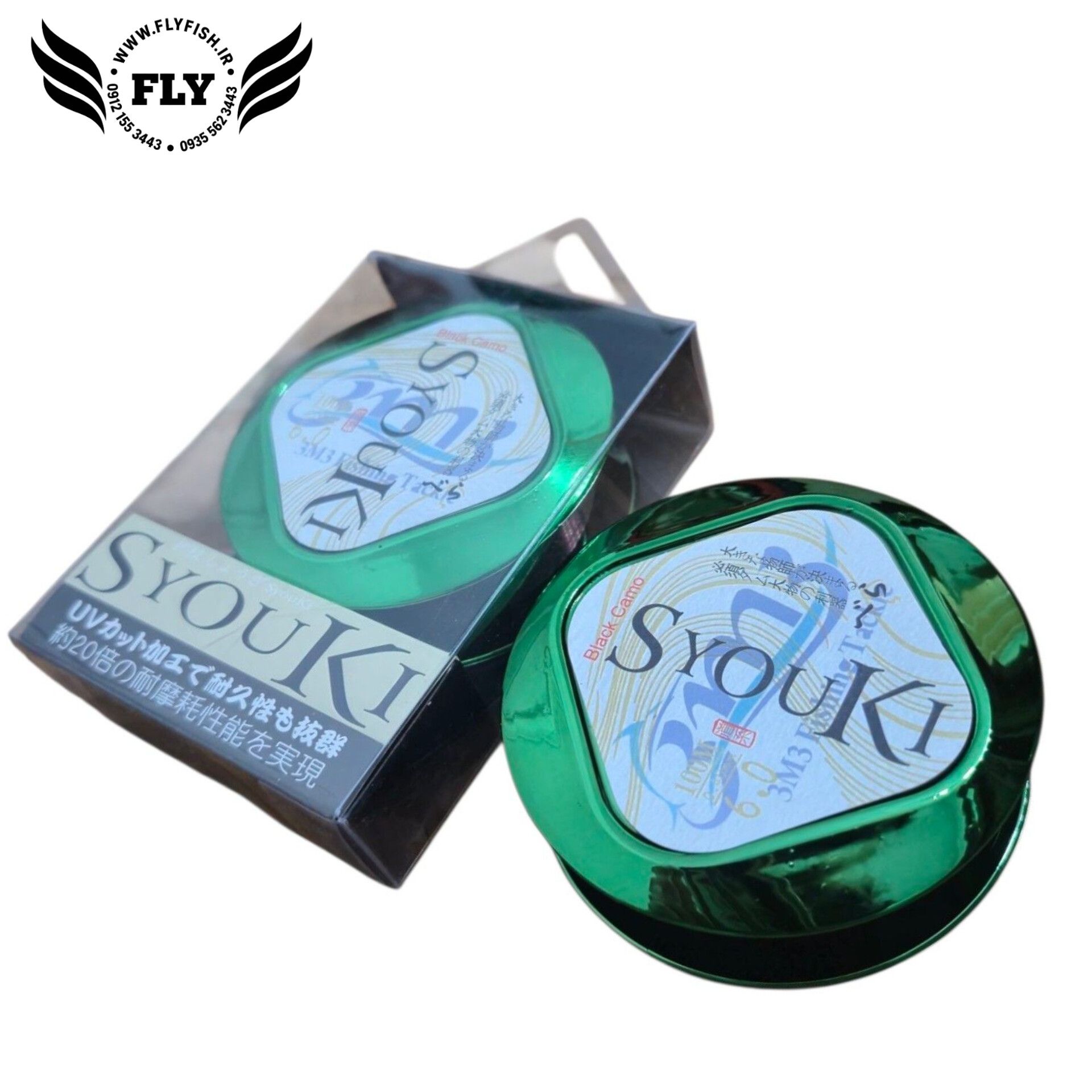 نخ ماهیگیری مونو فیلامنت (camouflage) استتاری SYOUKI green سایز 0.40
