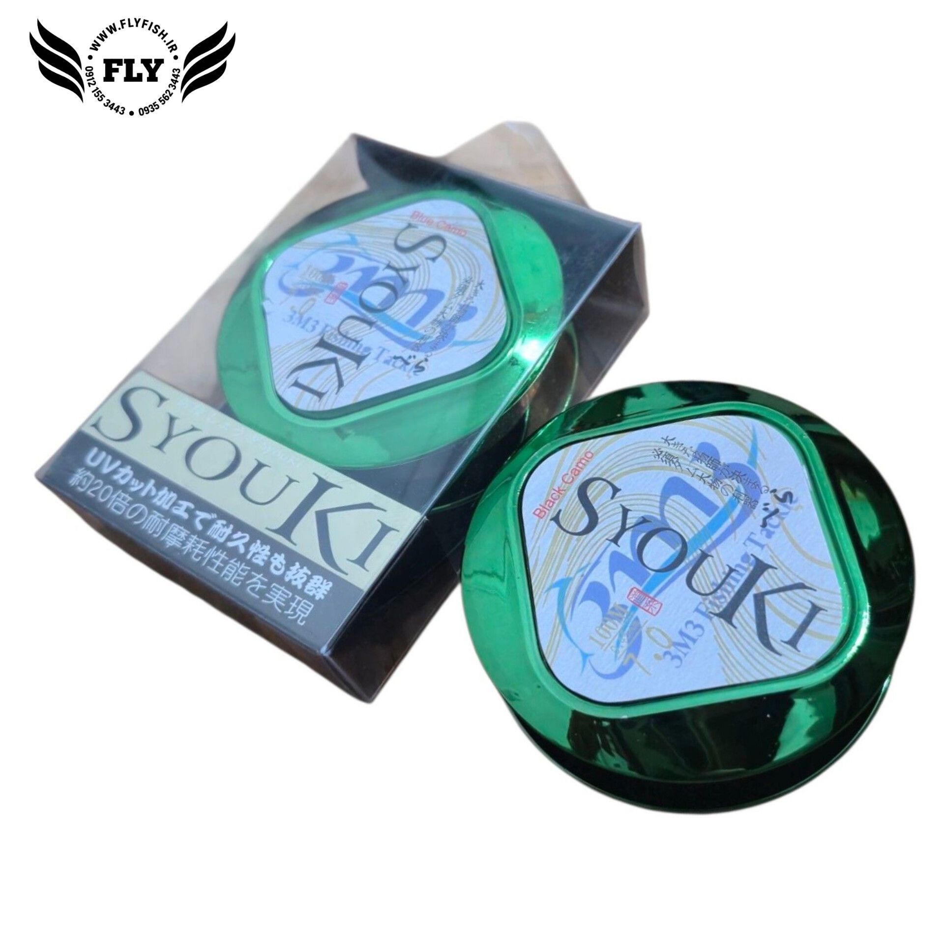 نخ ماهیگیری مونو فیلامنت (camouflage) استتاری SYOUKI green سایز 0.45