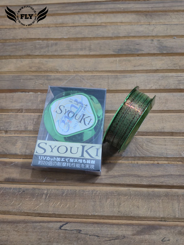 نخ ماهیگیری مونو فیلامنت (camouflage) استتاری SYOUKI green سایز 0.70
