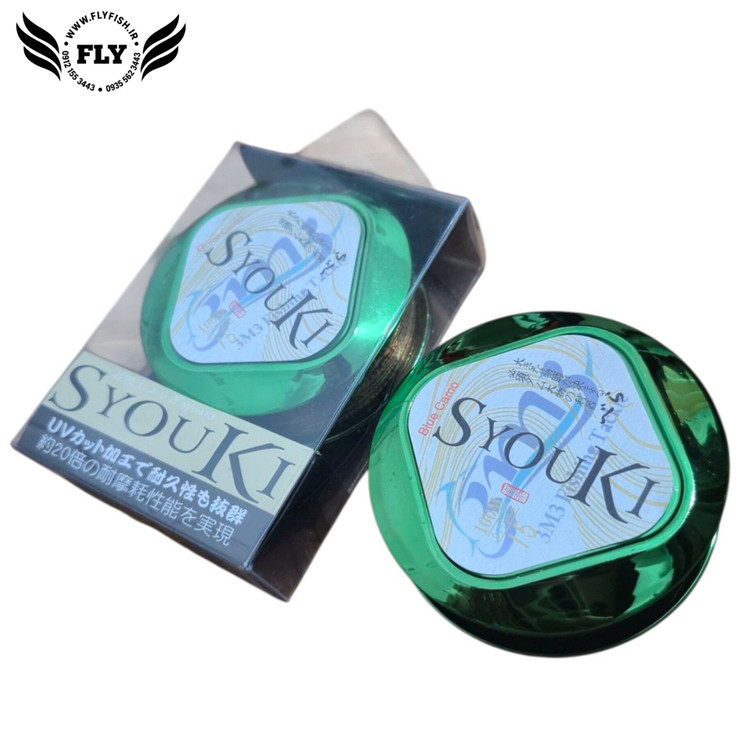نخ ماهیگیری مونو فیلامنت (camouflage) استتاری SYOUKI green سایز 0.70