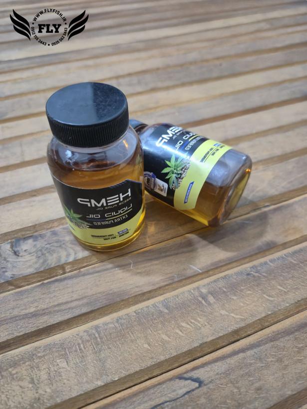 لیکوئید روغن شاهدانه ماهیگیری برند آنزو %100 خالص ANREX