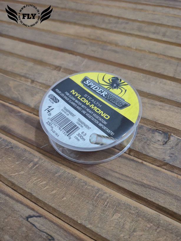 نخ ماهیگیری مونوفیلامنت سیصد متری SPIDER WIRE سایز 0.30