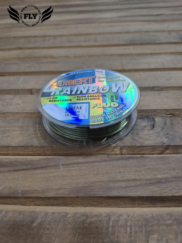 نخ ماهیگیری مونوفیلامنت RAINBOW 100m سایز 0.40