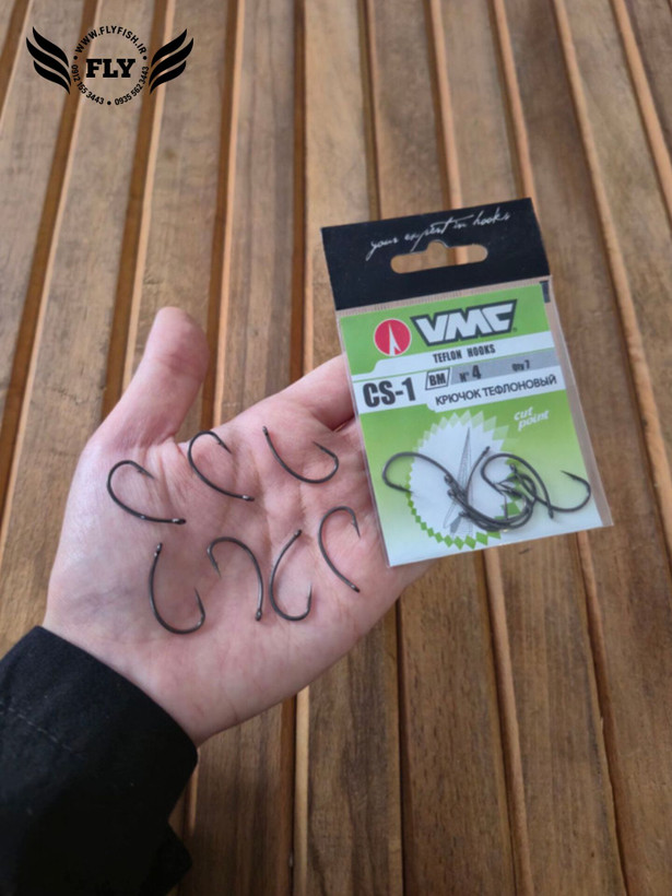 قلاب ماهیگیری کروشانک برند VMC فرانسه سایز 4