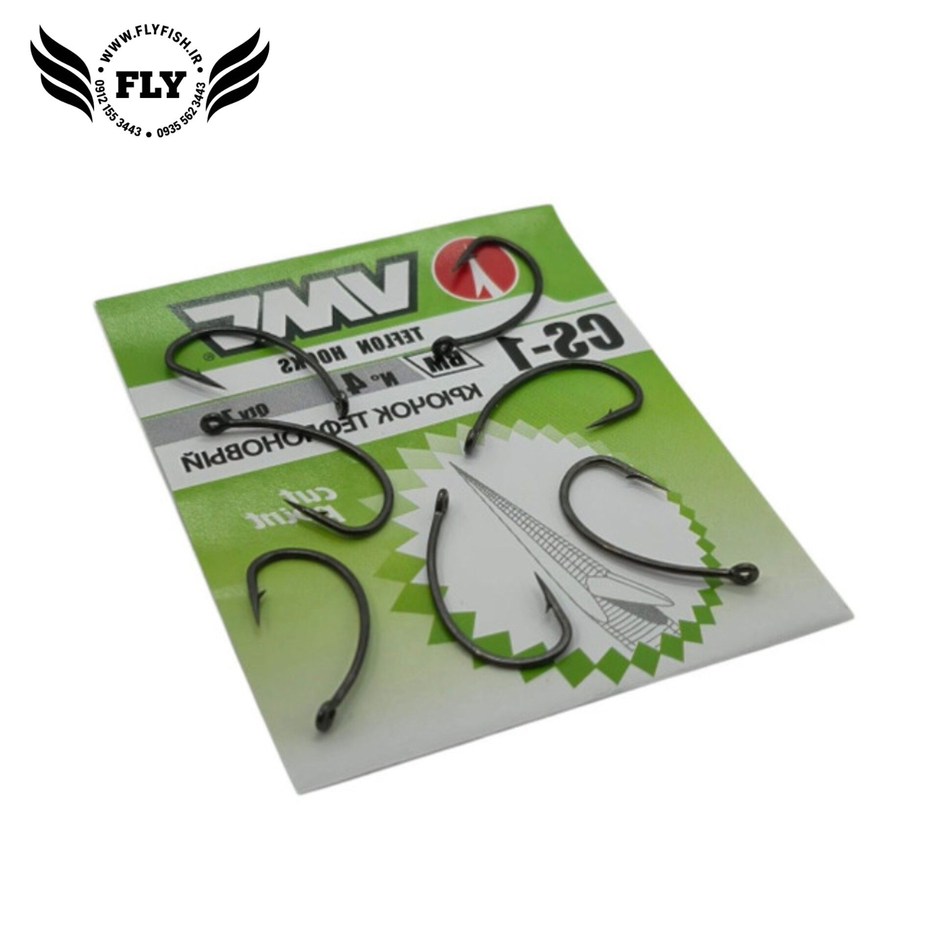 قلاب ماهیگیری کروشانک برند VMC فرانسه سایز 4