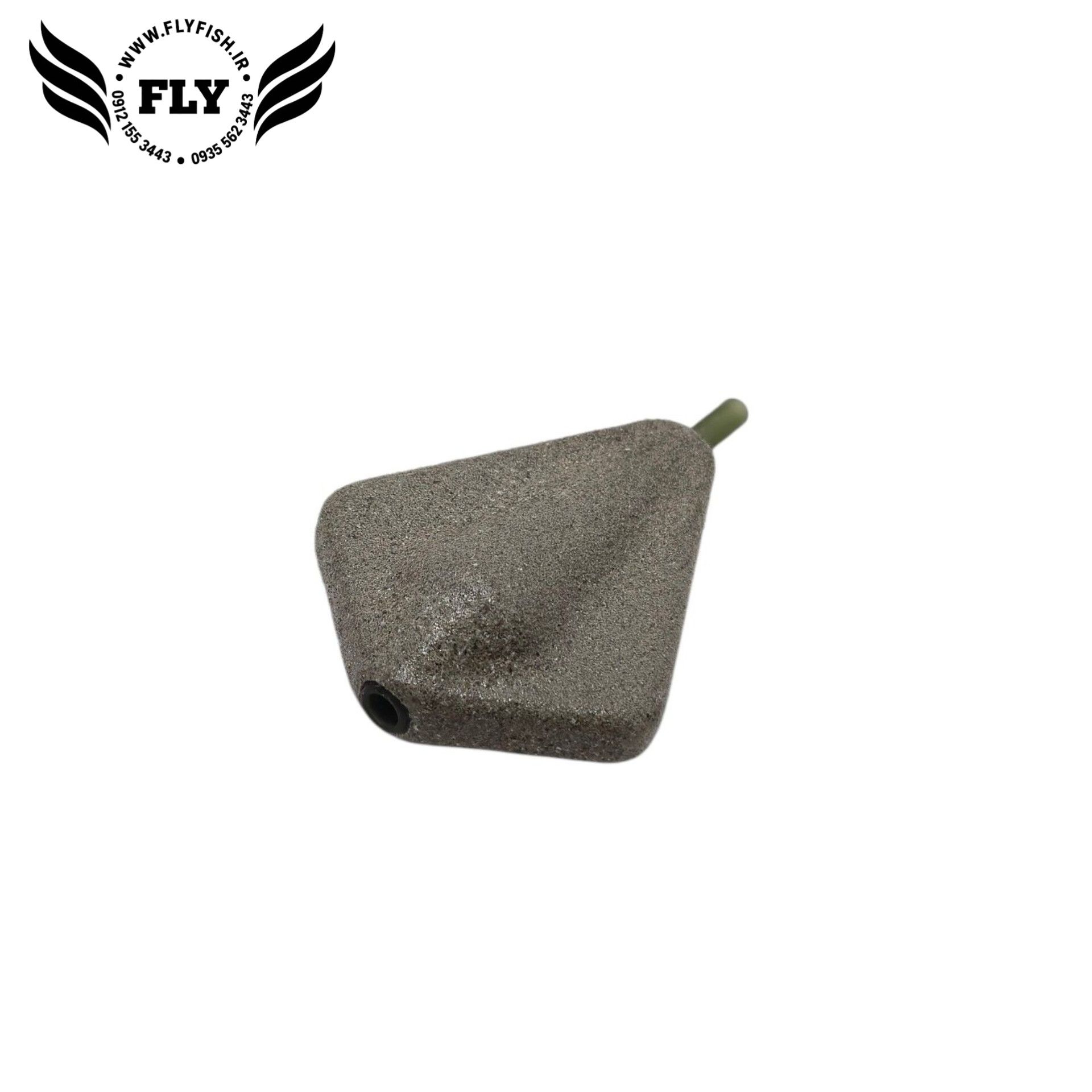 سرب ماهیگیری استتار شنی اینلاین به وزن 90 گرم خاکی رنگ