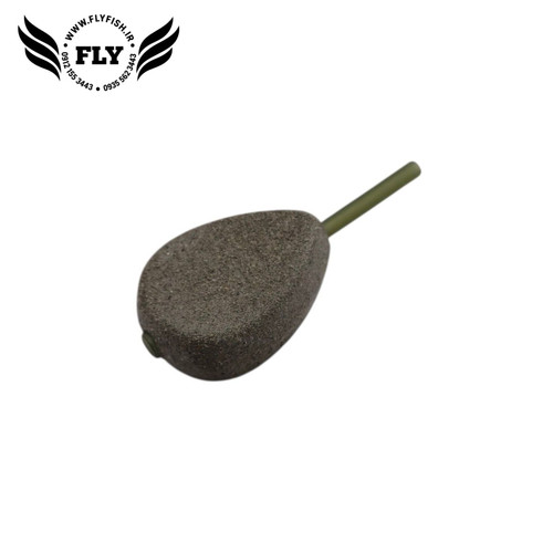 سرب ماهیگیری استتار شنی اینلاین به وزن 85 گرم خاکی رنگ