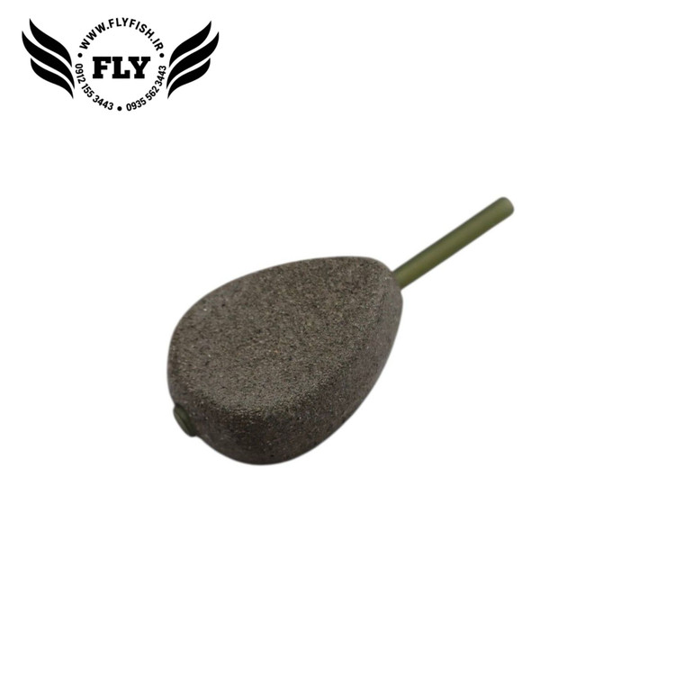 سرب ماهیگیری استتار شنی اینلاین به وزن 85 گرم خاکی رنگ
