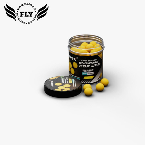 طعمه ماهیگیری بویله پاپ آپ ANREX طعم موز 12-14 میل