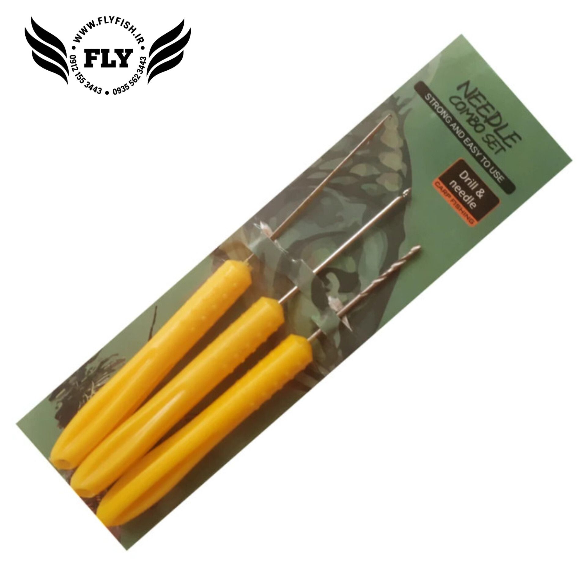 ست سوزن و مته بویله ماهیگیری سه تکه NEEDLE
