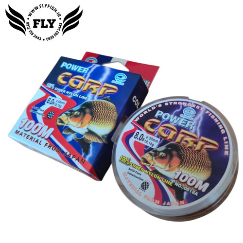 نخ ماهیگیری مونوفیلامنت CARP متراژ 100 سایز 0.50