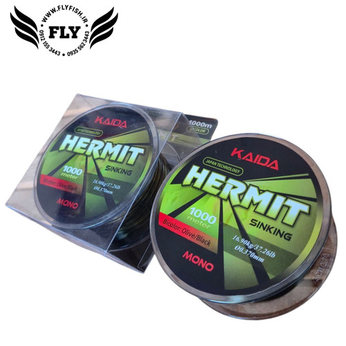 نخ ماهیگیری مونوفیلامنت کایدا KAIDA HERMIT بمتراژ 1000 متر