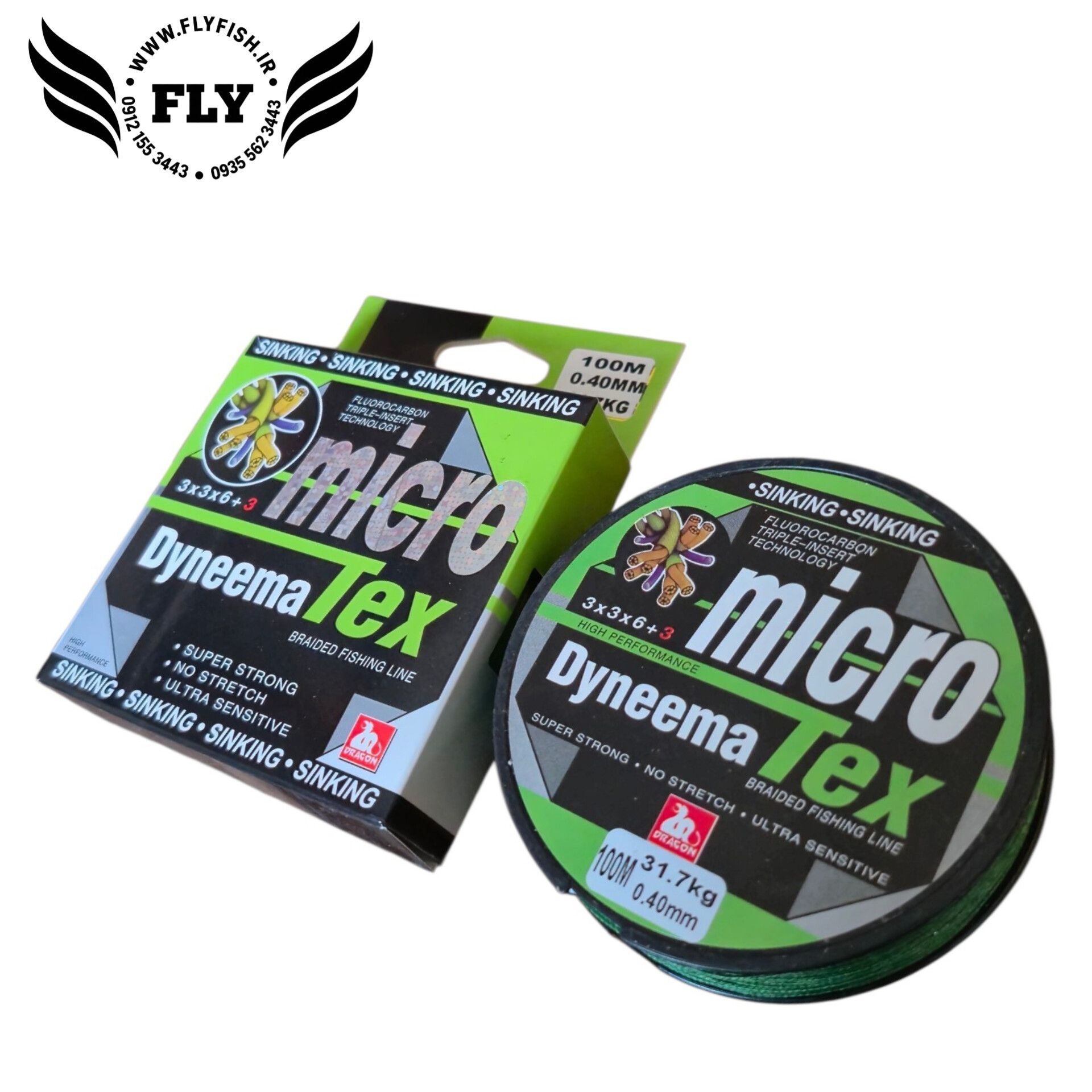 نخ ماهیگیری ابریشم MICRO TEX سایز 0.40 متراژ 100