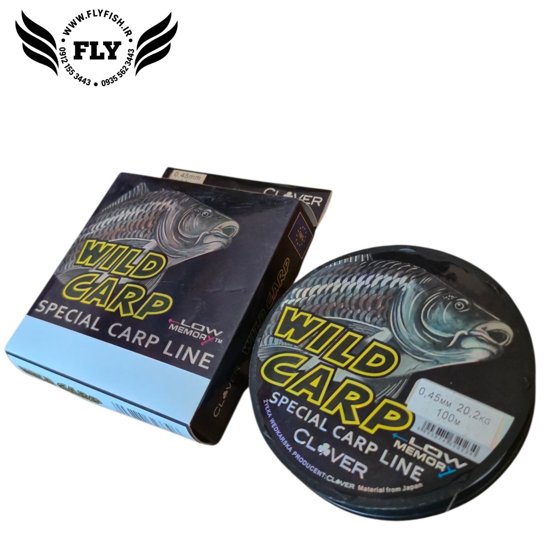 نخ ماهیگیری مونوفیلامنت WILD CARP متراژ 100  سایز 0.45