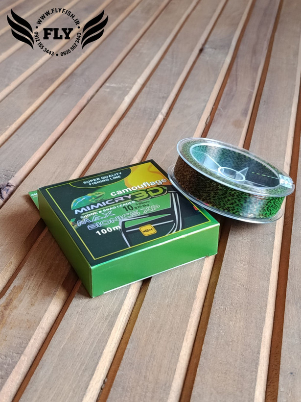 نخ مونوفیلامنت ماهیگیری استتار MIMICRY 3D 100m سایز 0.60