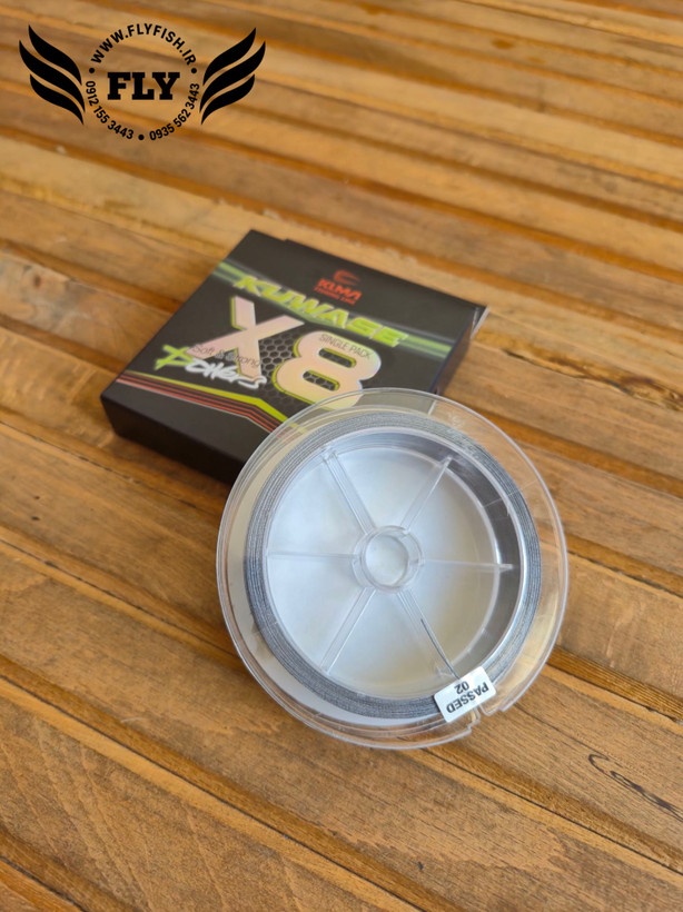 نخ ماهیگیری ابریشم KUWASE X8 سایز 0.30 متراژ 100