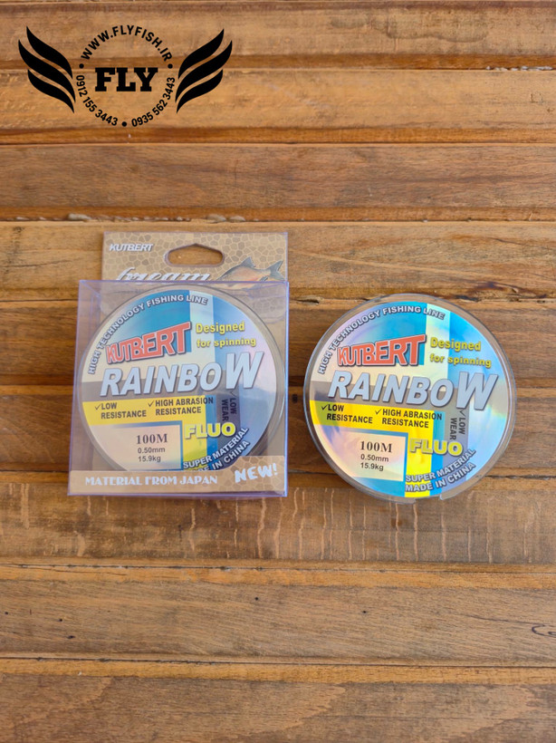 نخ ماهیگیری مونوفیلامنت RAINBOW 100m سایز 0.50