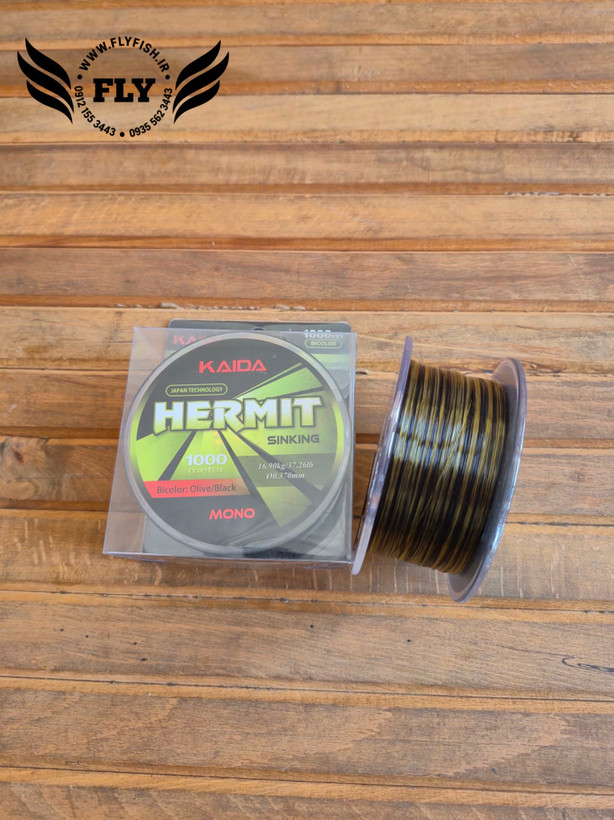 نخ ماهیگیری مونوفیلامنت کایدا KAIDA HERMIT بمتراژ 1000 متر