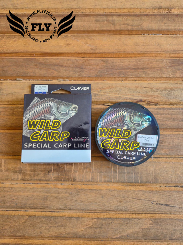 نخ ماهیگیری مونوفیلامنت WILD CARP متراژ 100 سایز 0.45