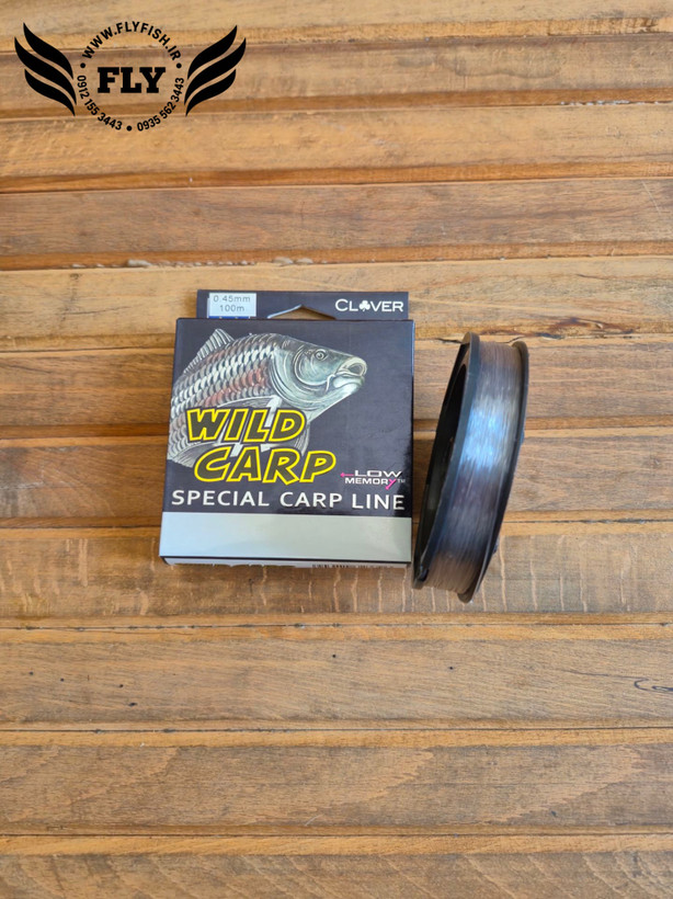 نخ ماهیگیری مونوفیلامنت WILD CARP متراژ 100 سایز 0.45