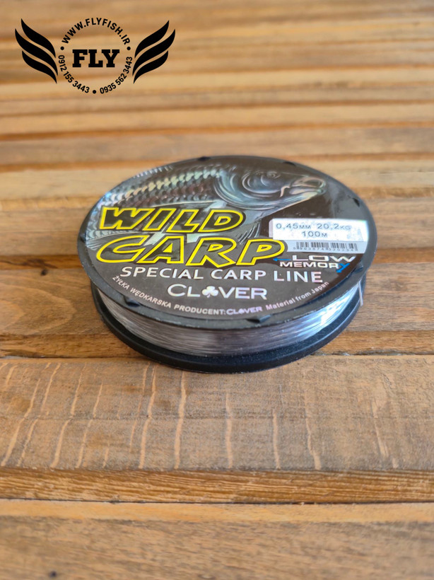 نخ ماهیگیری مونوفیلامنت WILD CARP متراژ 100 سایز 0.45