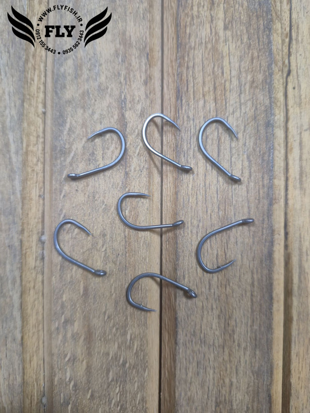 قلاب ماهیگیری واید گپ سایز 4 برند MUSTAD اصل نروژ بسته 7 عددی