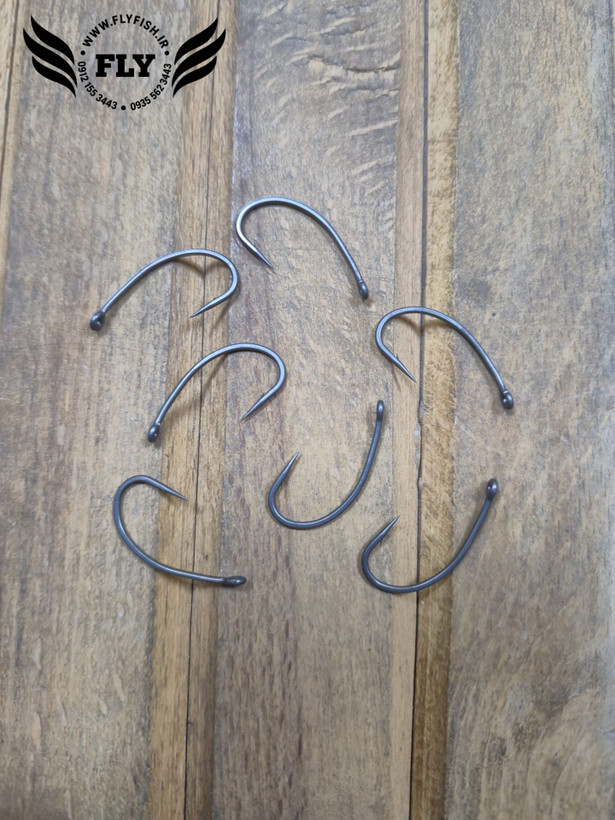 قلاب ماهیگیری کروشانگ سایز 2 برند MUSTAD اصل نروژ بسته 7 عددی
