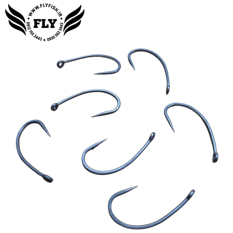قلاب ماهیگیری کروشانگ سایز 2 برند MUSTAD اصل نروژ بسته 7 عددی