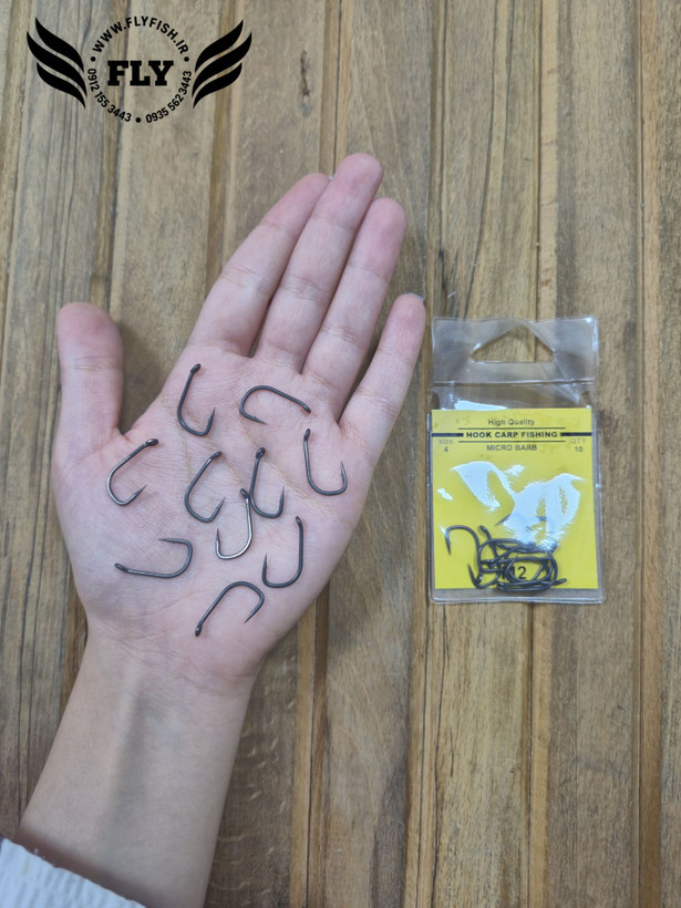 قلاب ماهیگیری واید گپ برند M2 سایز 4 بسته 10 عددی