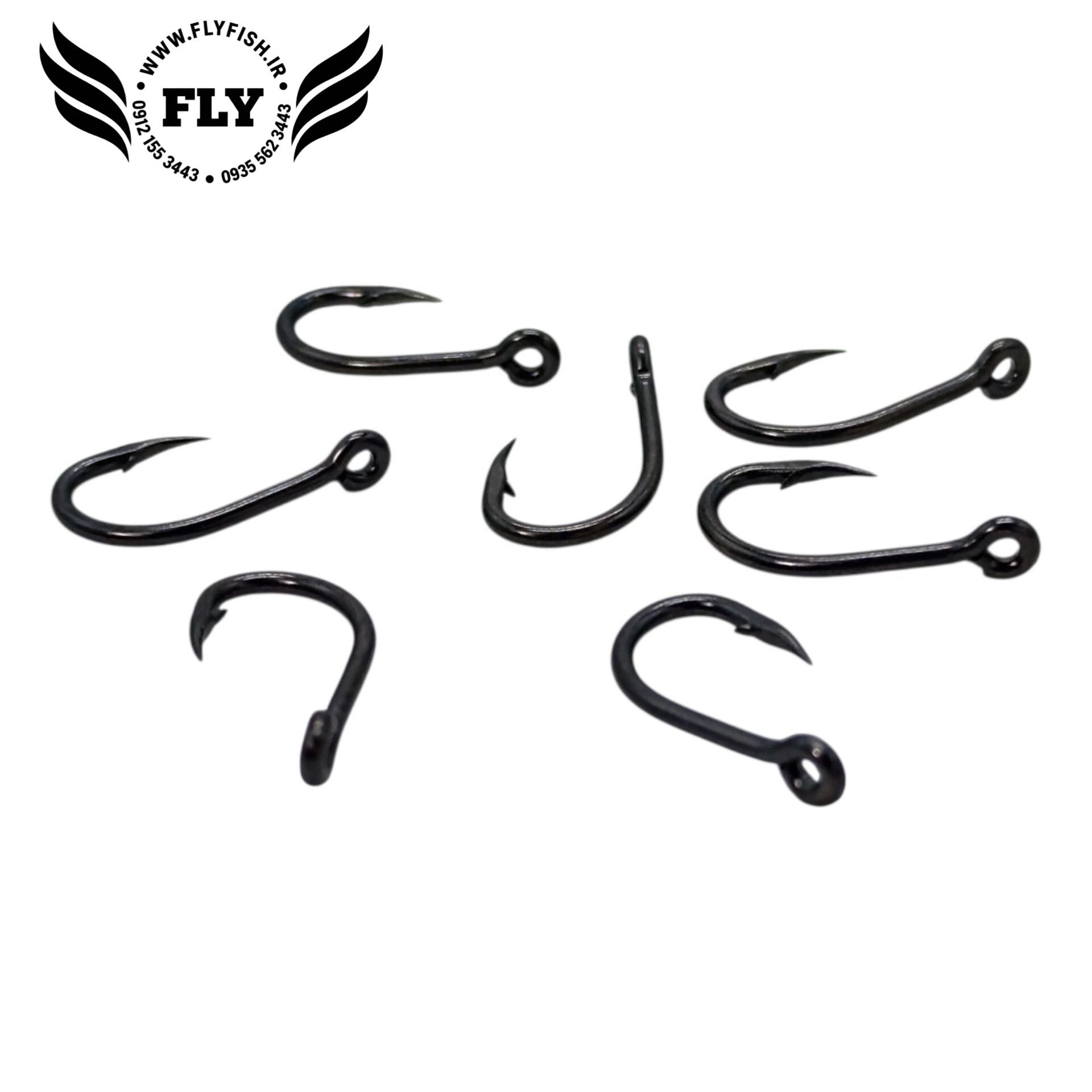 قلاب ماهیگیری  واید گپ کره ای سایز 6 بسته 7 عددی