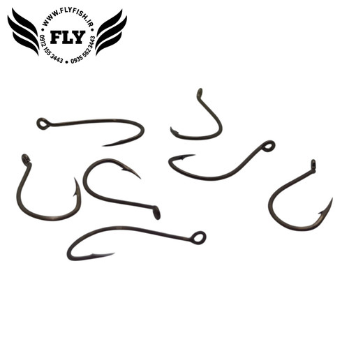 قلاب ماهیگیری برنزی سایز 2 بسته 7 عددی