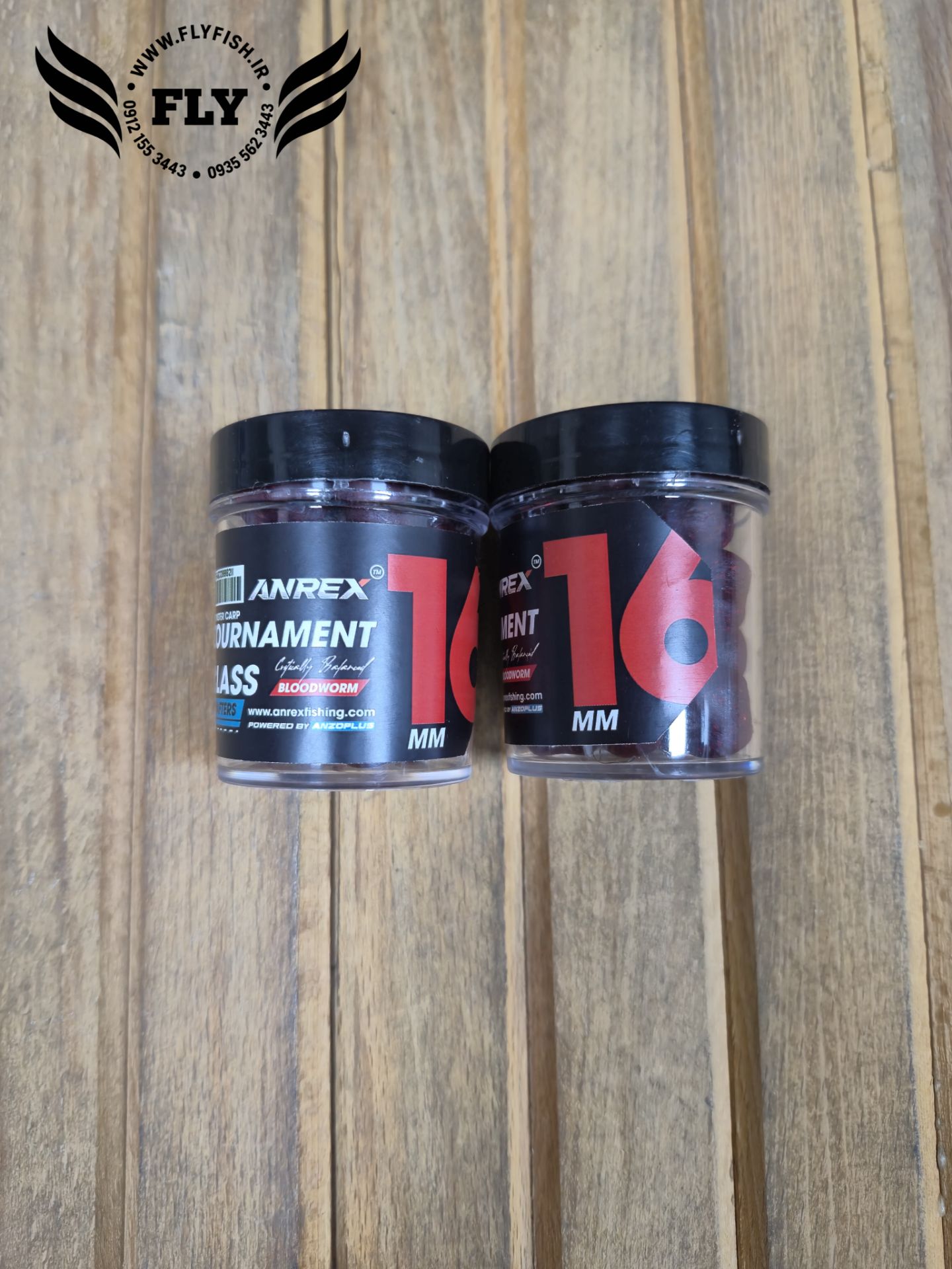 بویله ماهیگیری وفتر کرم خونی سایز 16mm برند ANREX