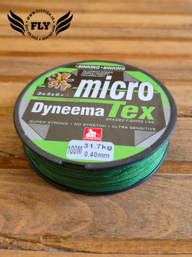 نخ ماهیگیری ابریشم MICRO TEX سایز 0.40 متراژ 100