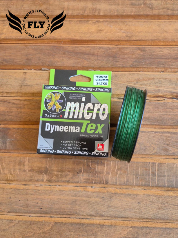 نخ ماهیگیری ابریشم MICRO TEX سایز 0.40 متراژ 100