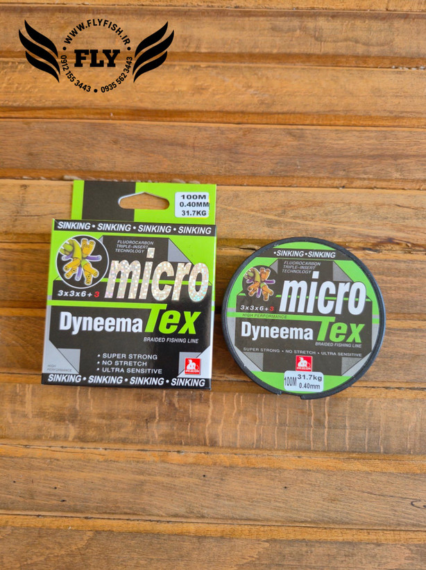 نخ ماهیگیری ابریشم MICRO TEX سایز 0.40 متراژ 100
