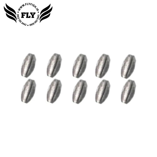 سرب چاکدار ماهیگیری گندمی 0.6g بسته 10 عددی