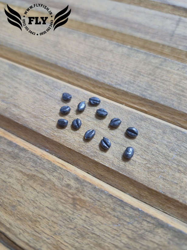سرب چاکدار ماهیگیری گندمی 0.6g بسته 10 عددی