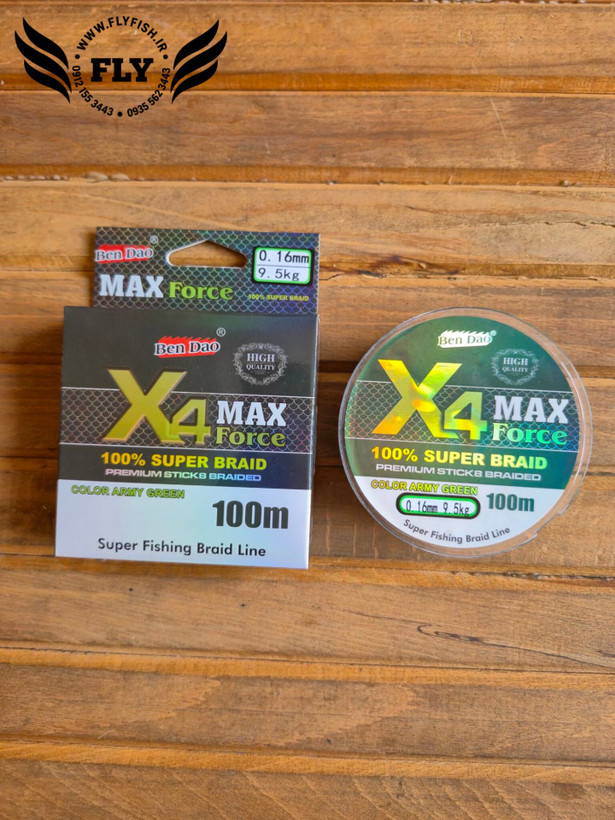 نخ ماهیگیری ابریشم بندائو BEN DAO X4 سایز 0.16 متراژ 100