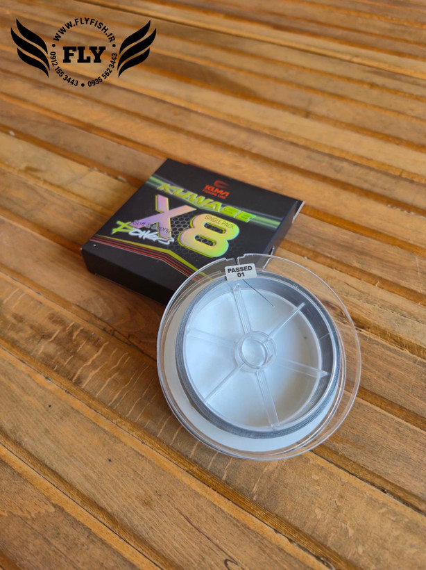 نخ ماهیگیری ابریشم KUWASE X8 سایز 0.25 متراژ 100